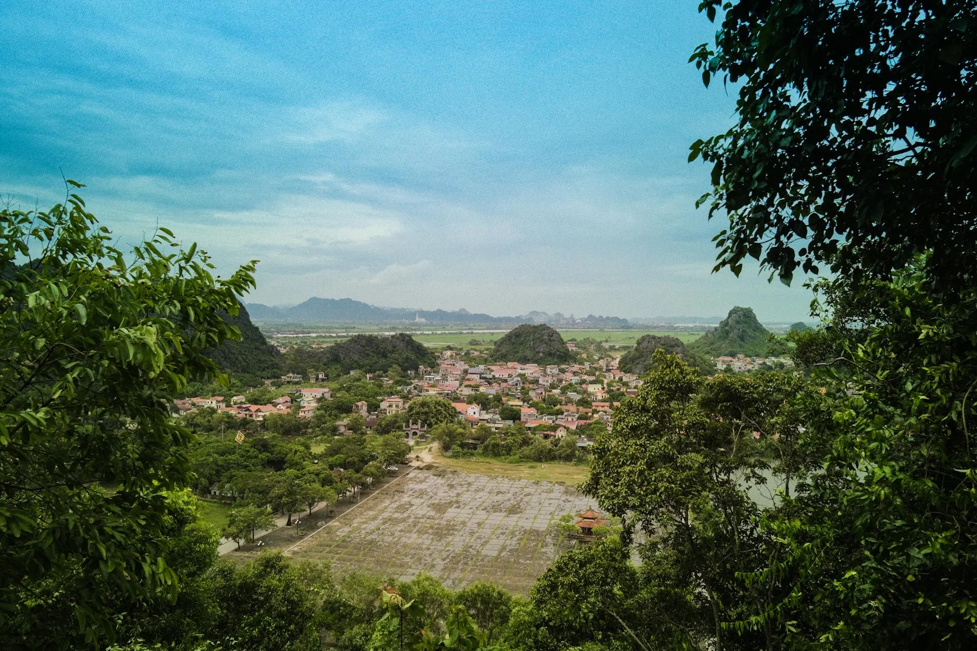Karst mountains and rice paddies of Ninh Binh, Vietnam